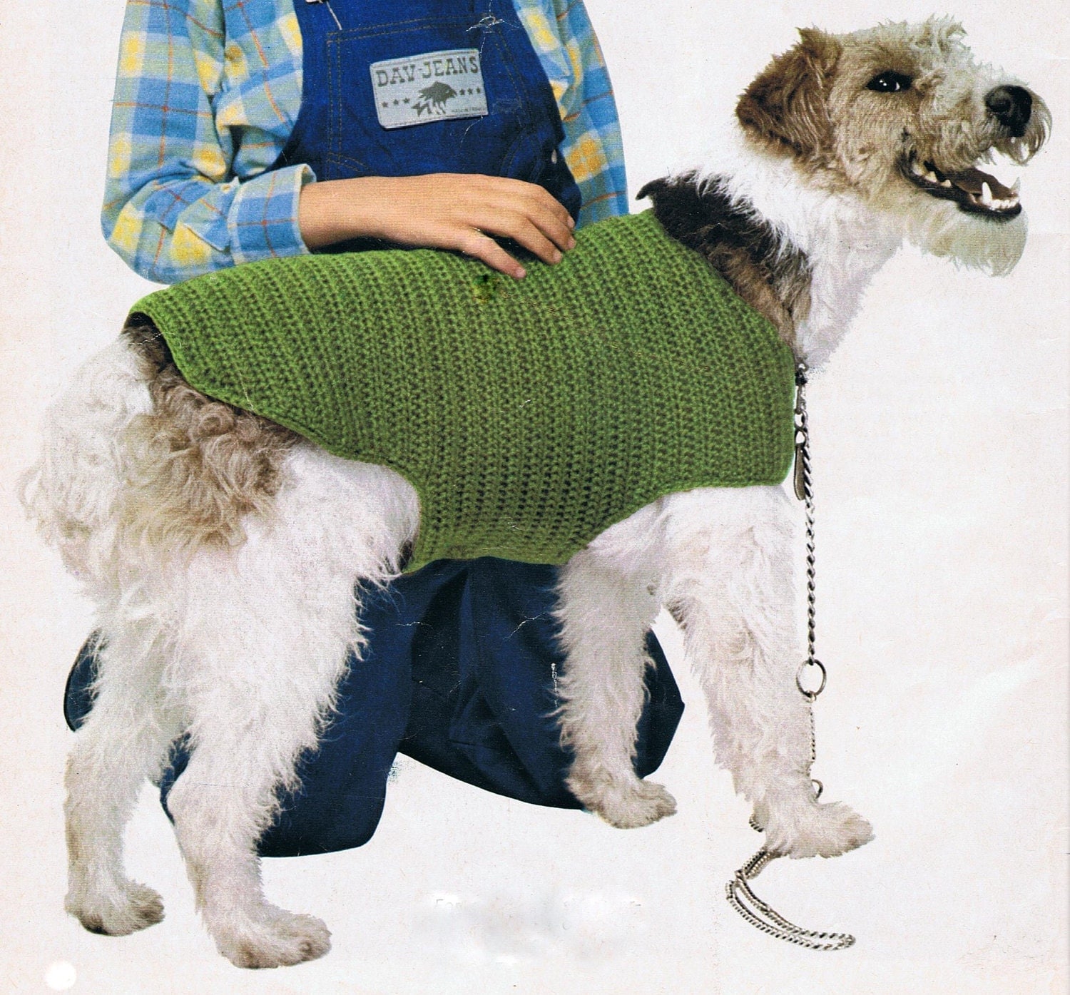 Dog Coat Crochet Pattern PDF Vintage T188 by HeirloomPatterns