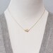 Tiny Leaf Necklace Gold Filled Chain Gold Leaf Pendant Simple Leaf Jewelry - N093