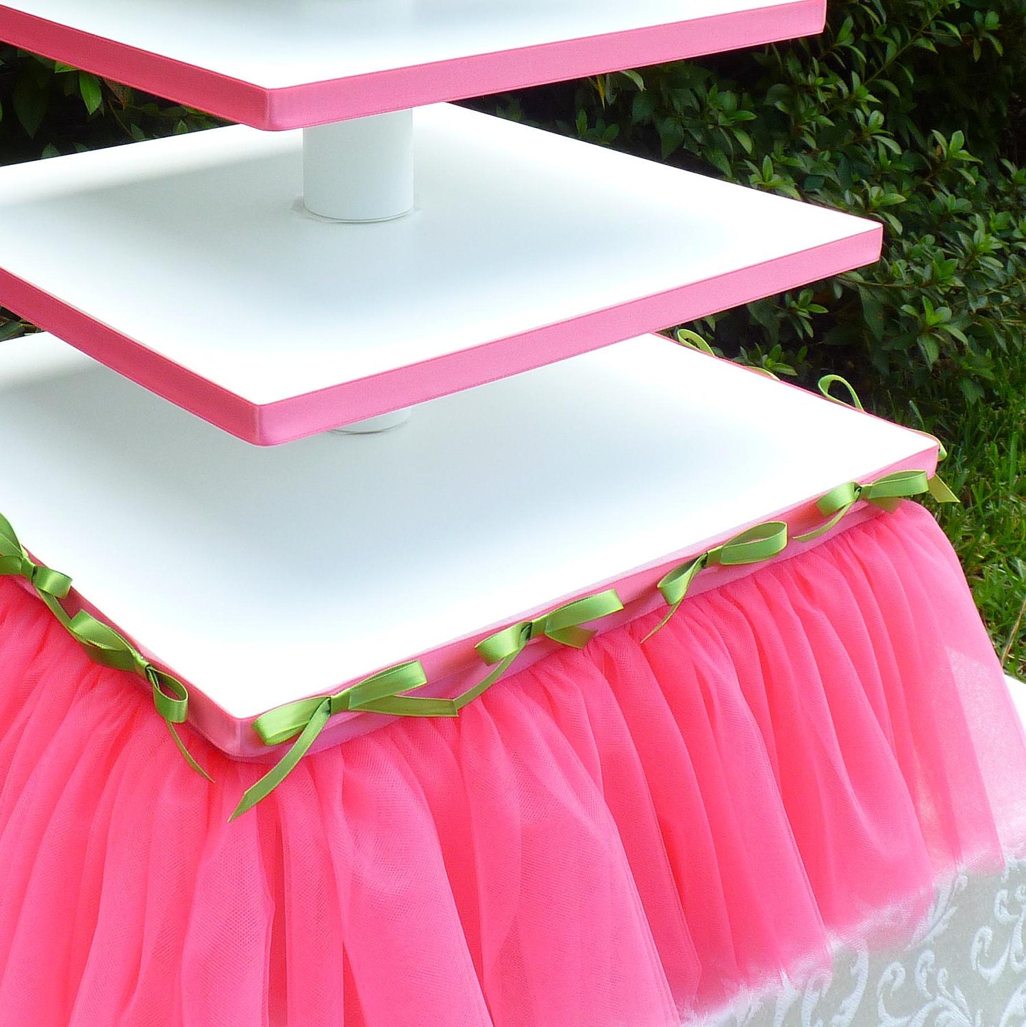 Kids Birthday Party Special Occasion Table Decor Tutu Cupcake Stand 4 Tier Il_170x135