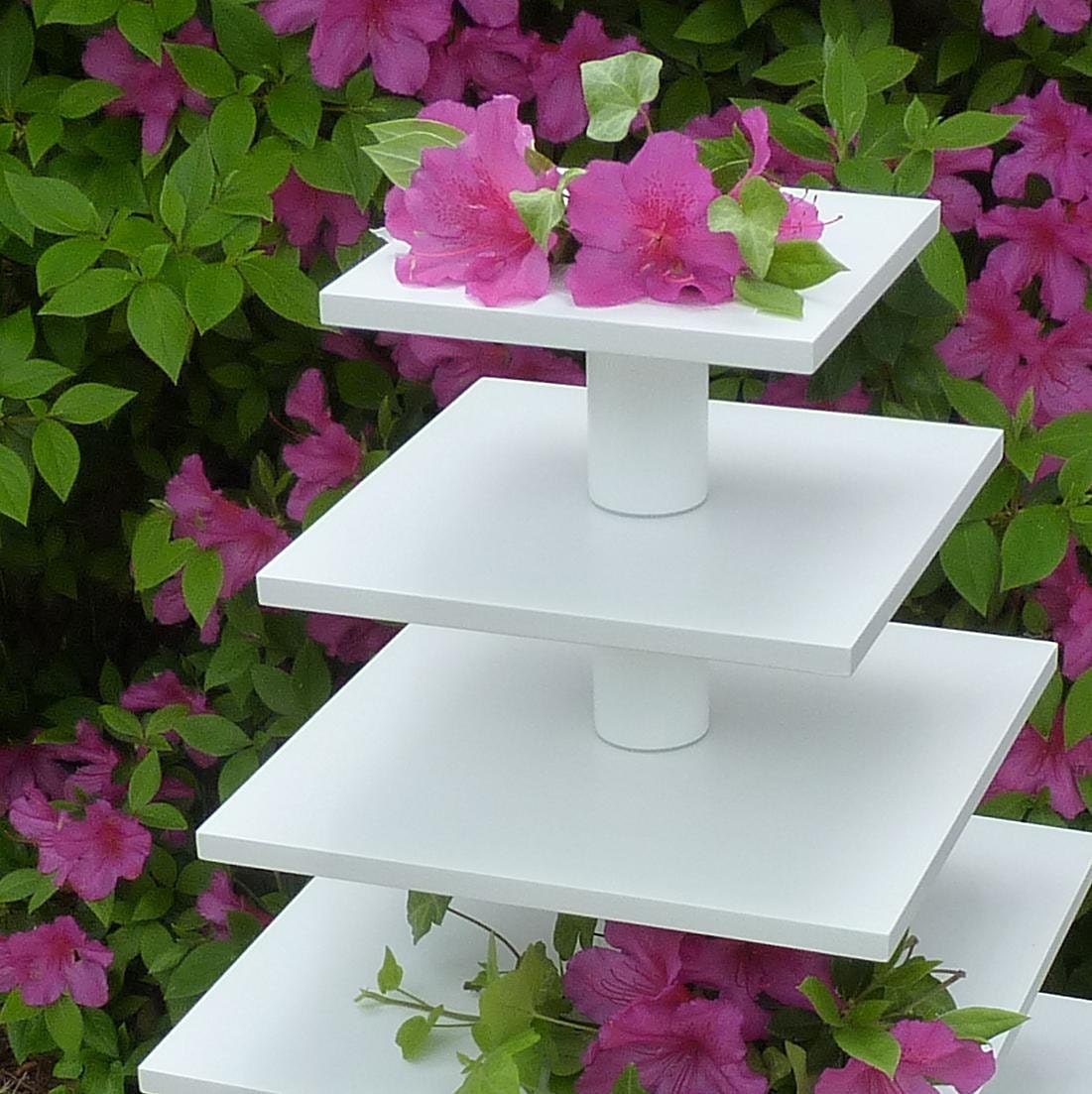 Cupcake Tower Stand 4 Tier Square Style