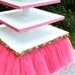 Kids Birthday Party Special Occasion Table Decor Tutu Cupcake Stand 4 Tier