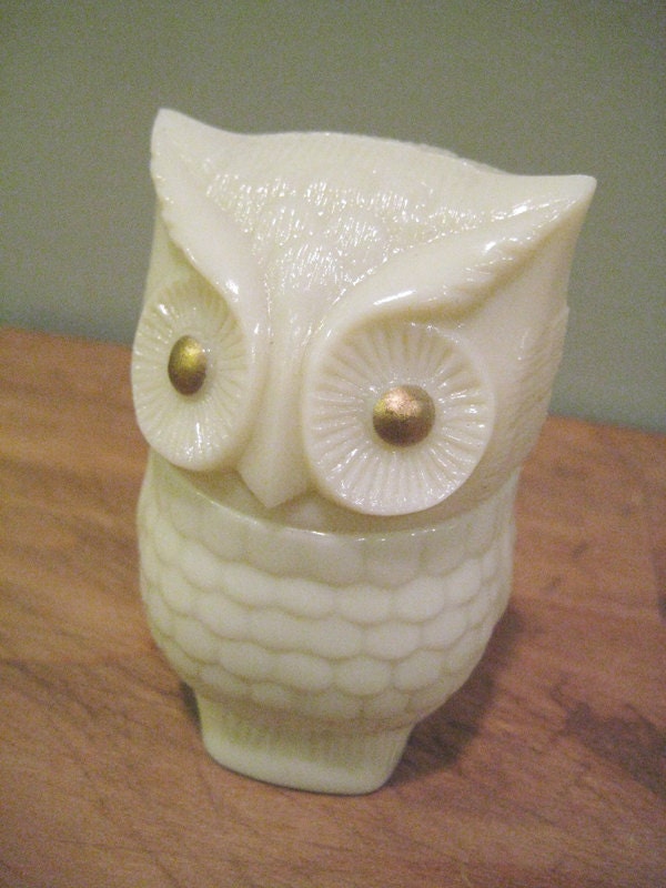 Vintage Owl Avon Cream Sachet Bottle by studioVB on Etsy