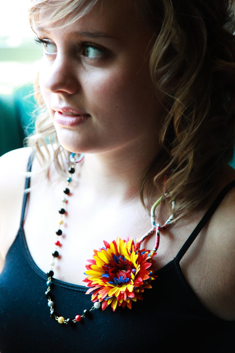 Primary Colors Statement Necklace