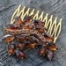 Vintage Topaz Hair Comb- Bridal or Prom