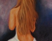 Original Oil Painting 'Never Letting Go' 12 x 16 by Kelly Berkey