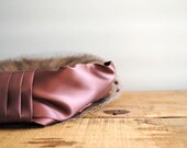 Vintage Cocktail Hat - Fur Hat with Attached Veil