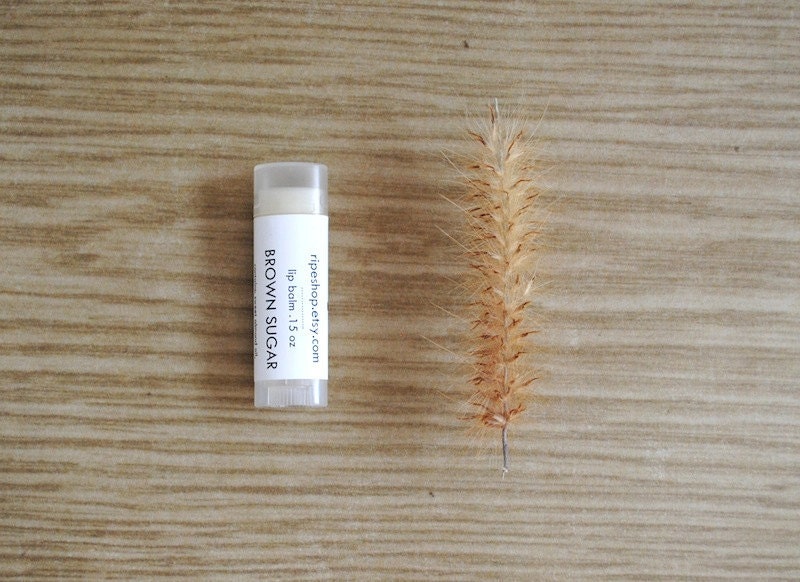 Brown Sugar Lip Balm - Cocoa Butter, Shea Butter, Beeswax