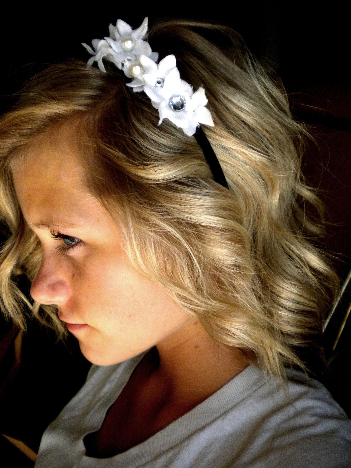 Blushing Bride Headband