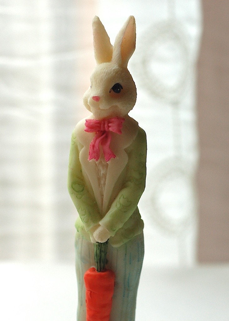 tall easter bunny figurine