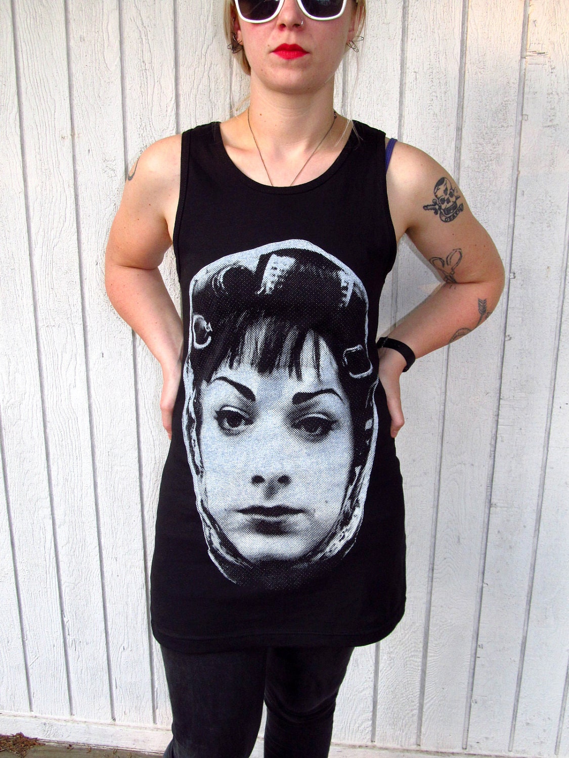 DIVINE as Dawn Davenport in Female TroubleThigh Length Tank Top Handmade Summer Dress