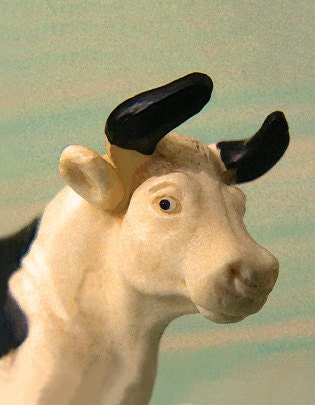 Cow Card - Toy Portrait Series
