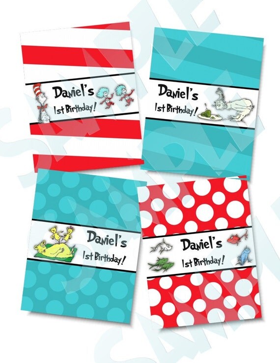 Dr. Seuss Candy Bar Wrappers by creativelyexpressive on Etsy