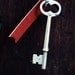 personalized circa 1900 brass skeleton key keychain