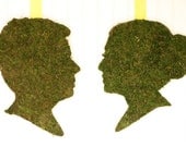 Custom Moss Silhouettes made from your photos by Simply Silhouettes