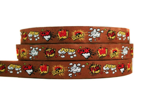 Jacquard Ribbon 3 m Pum Pow