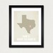 Texas Customized 8 x 10 Home is where the heart is Travel Map I heart USA SALE buy 2 get 3