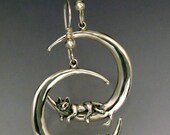 Mooncat Earrings
