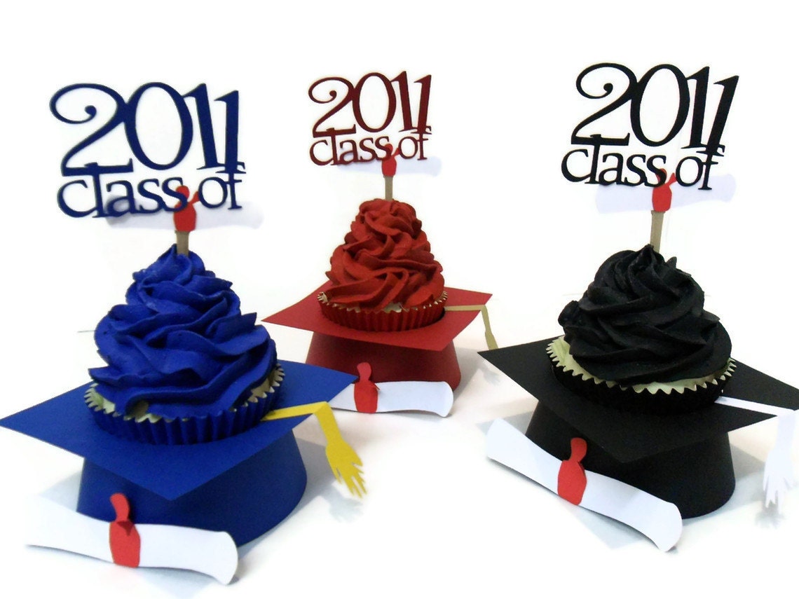 Grad Cupcake Toppers "Class of 2013" - Set of 12 Il_170x135