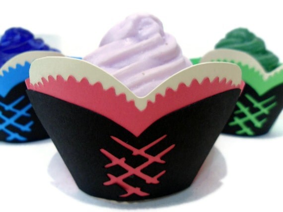 Corset Cupcake Wrappers - Set of 12 Il_570xn