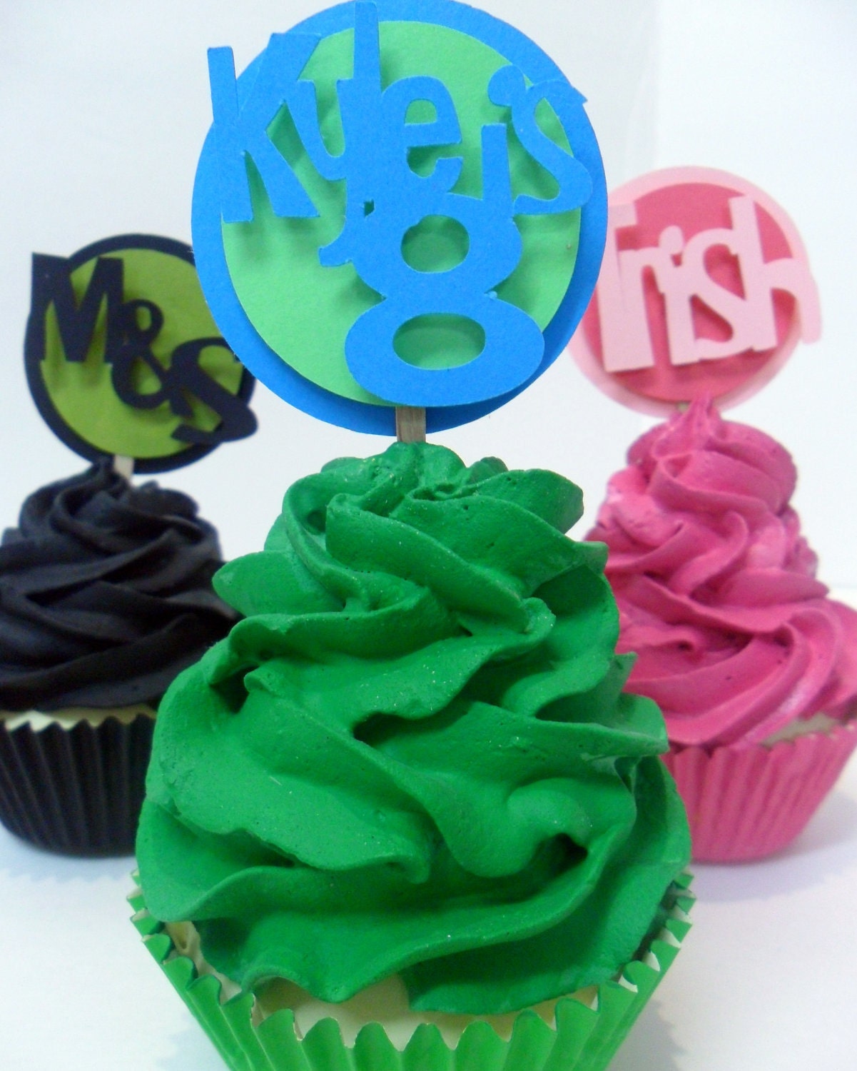 Age Cupcake Toppers - set of 12 Il_570xn