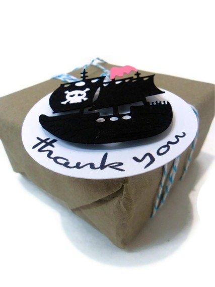 Pirate Girl Favor Tags - Set of 6 Il_570xn