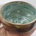 FREE SHIPPING Small Pottery Bowl - Brown & Blue Trinket Dish - Ceramic Bowl