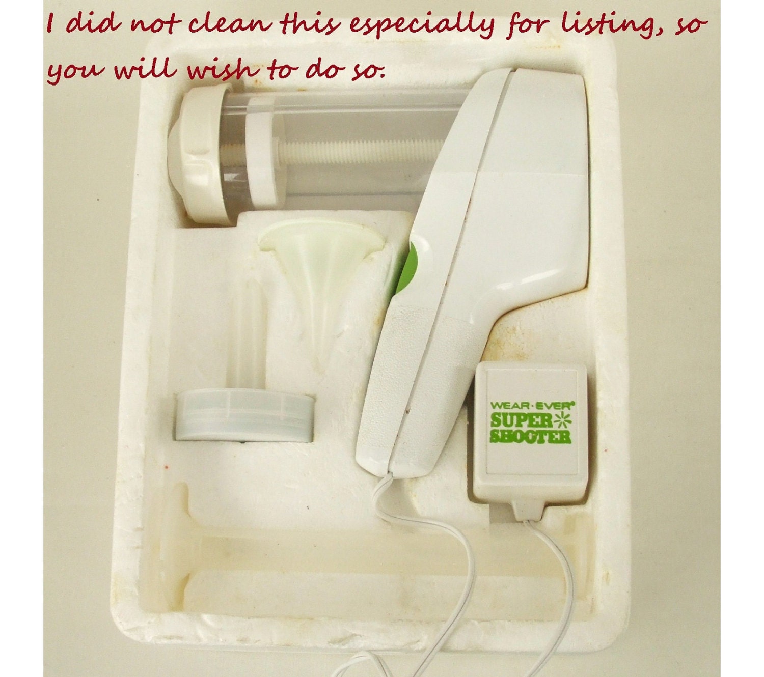 Wearever Super Shooter Cookie Press Electric by LaurasLastDitch