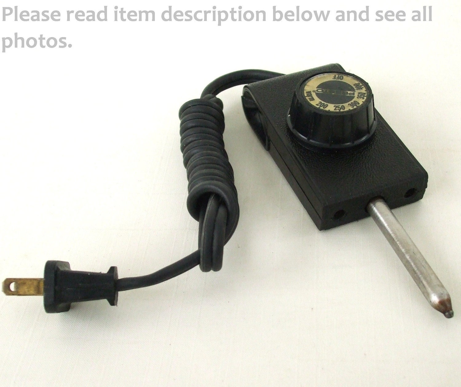 Vintage Presto Heat Control Replacement Part Electrical Cord 0690001