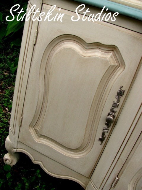 Colette French Cottage Dining Room China Cabinet Hutch