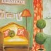 Original Oil Painting: French country interior I