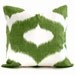 Duralee Green and White Ikat Decorative Pillow Cover - Accent pillow, Throw pillow, Pillow Cushion, Pillowcase