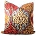 Autumn Ikat Design Decorative Pillow Cover 18x18, 20x20, or 22x22