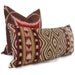 Uzbek style Ikat Decorative Lumbar Pillow Cover 12x22, Toss Pillow, Accent Pillow, Throw Pillow