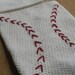 Crochet Baseball Cocoon and Cap Baby Boy Baseball Costume Photography Prop