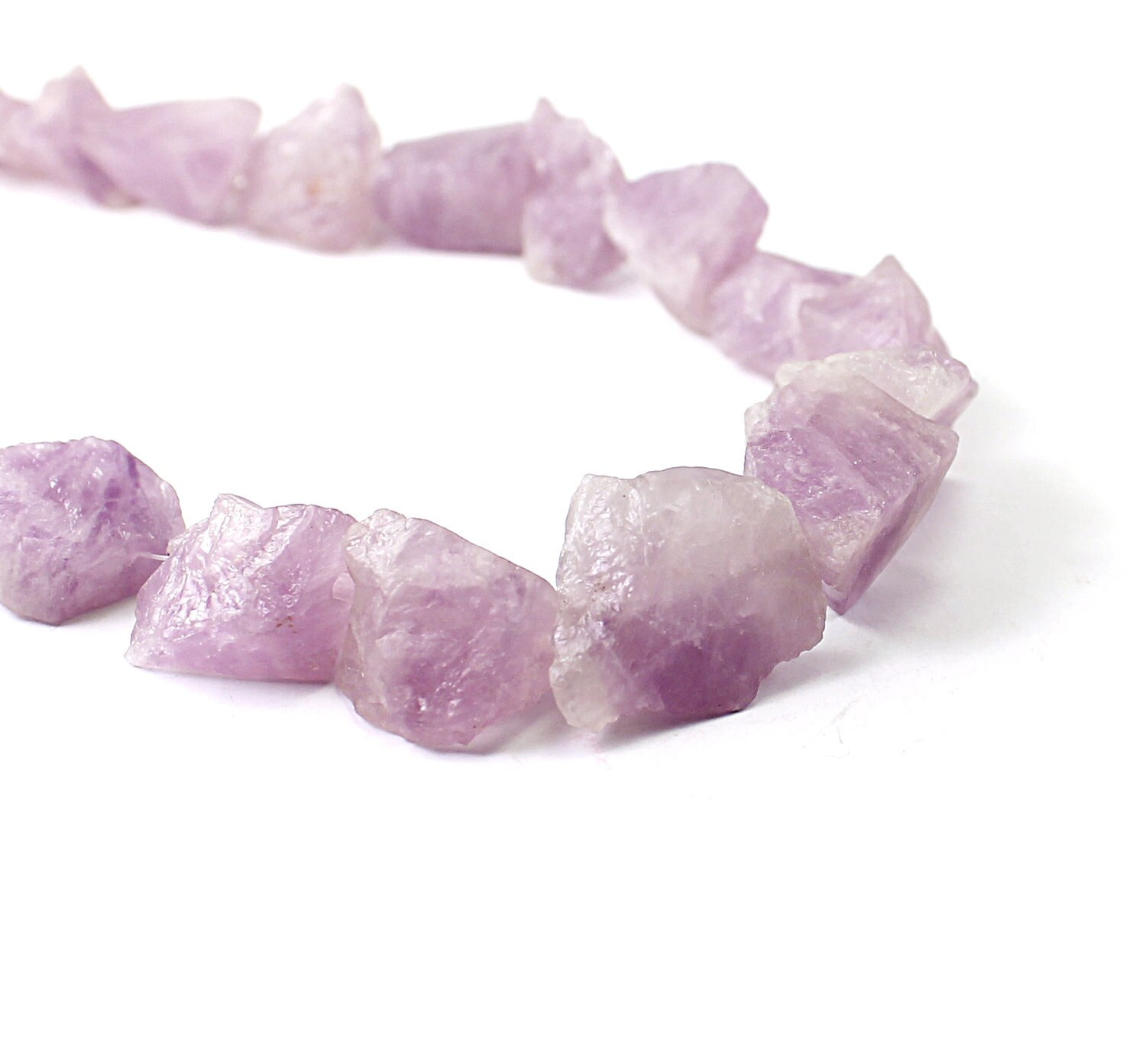 Raw stone jewelry: chunky rough amethyst necklace, huge rough necklace, natural gemstones, handmade, purple lavender for women