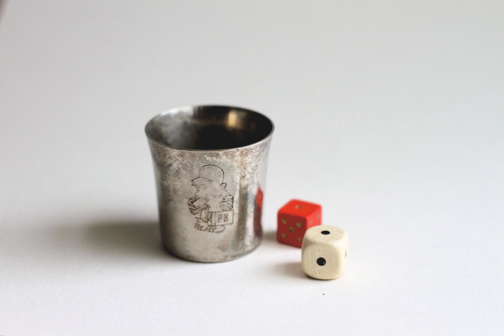 1979 Paddington Bear Small Silver Plated Cup