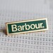 Barbour - Antique Green Enamel and Brass pin Brooch