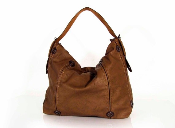 vegan leather handbag purse brown . the by VeganLeatherHandbags