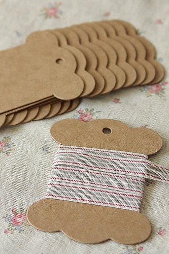 Kraft Paperboard Winding Card/thread card/Vintage spool Il_170x135