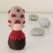 Mushroom felt plushie doll / Shaggy Mane