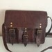 Brown leather bag messenger bag shoulder bag satchel crossbody bag Unisex SALE WAS 65.00 NOW 55.00