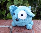 Crochet Pattern-- Roly Poly Doggy Amigurumi --Crochet Pattern