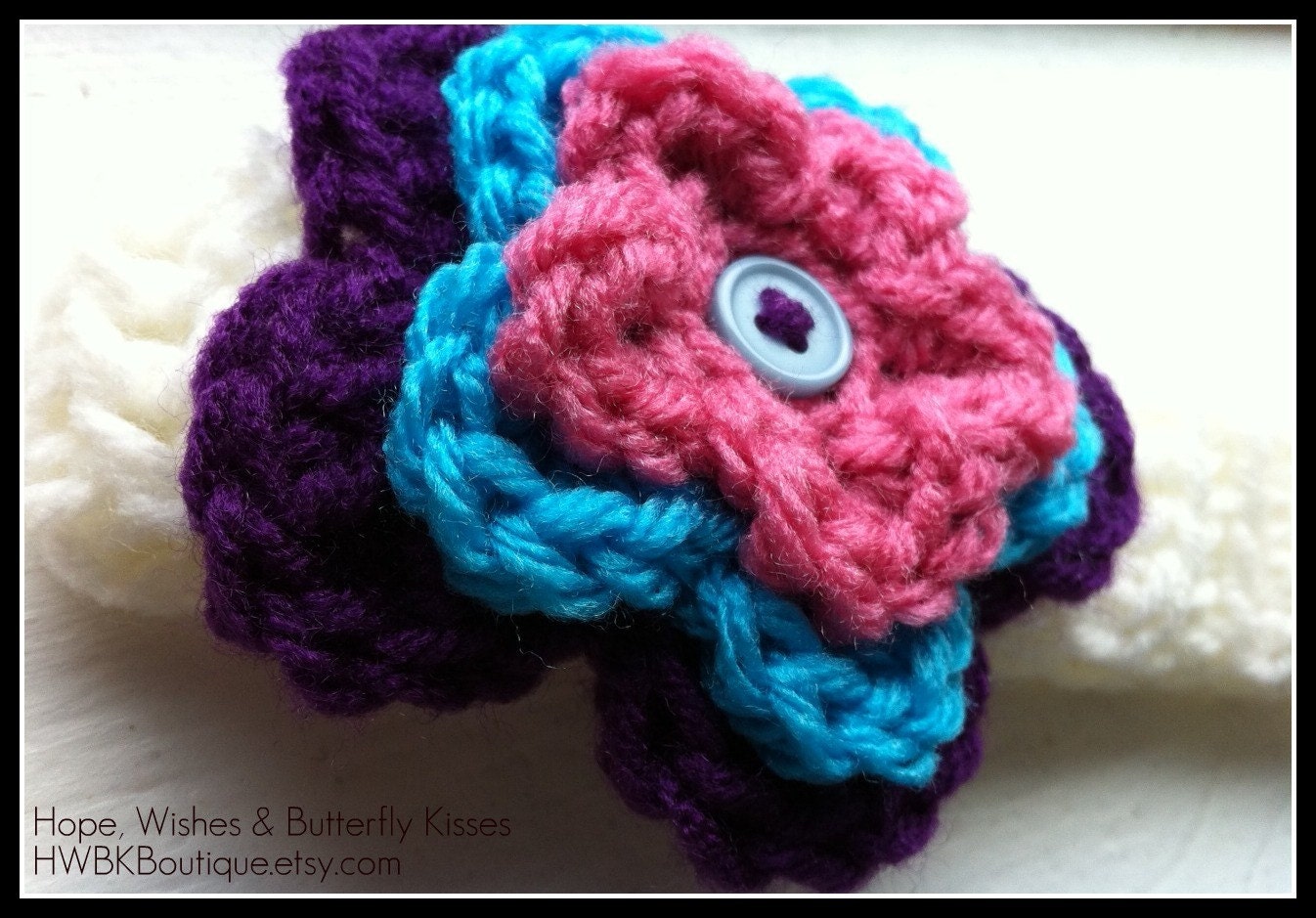 Flower Clip/Headband - Any size