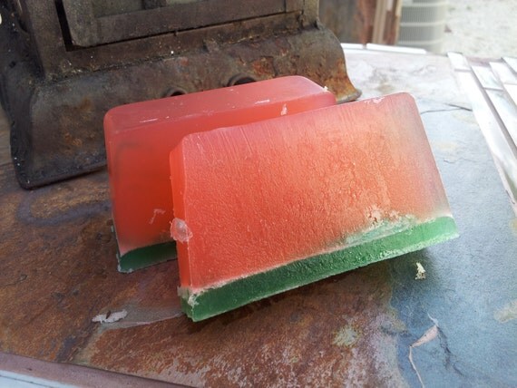 Fresh Watermelon Natural & Organic Bath Soap by Skin Candy Soap