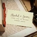 Custom Calligraphy Address Stamp -- Mixed Calligraphy and type - Saison Paris Style with heart
