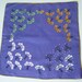 Vintage Tammis Keefe Purple Hankie with Trees