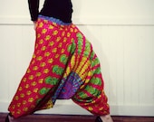 Handmade Harem Pants, Yoga, Gypsy Pants, Romper, Maternity, Chakra, Aladdin, Baggy, Genie, Boho, Hippie,Yoga, Festivals, wide leg pant