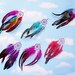 Handmade Dream Catcher Feather Earring SET Extra Long 8-9 inches, You Choose Feather Symbolism, Grizzly Rooster Hair Feathers