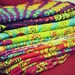 Hand Block Printed Indian Fabric, Hippie Tapestry, Peacock, Bohemian Fabric, Chakra, Mandala, Rainbow, Bohemian Wedding, Festival, Summer