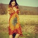 Handmade Hippie Dress, NEW LENGTH, Festival Dress, Short Summer Dress, Bohemian, Aztec, Peacock, Bridesmaid, Festival, Ready to Ship
